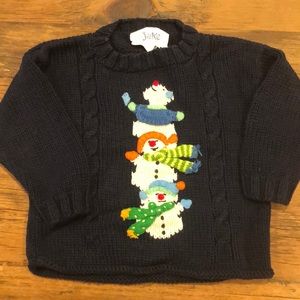 Boys Snowman Sweater